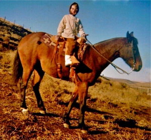 Me on my horse Red 